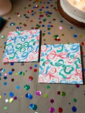 Coquette Girl Coaster Set